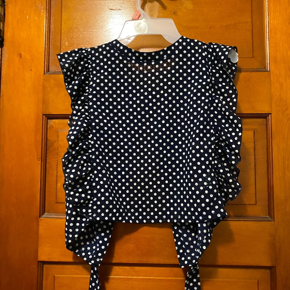 Navy blue top